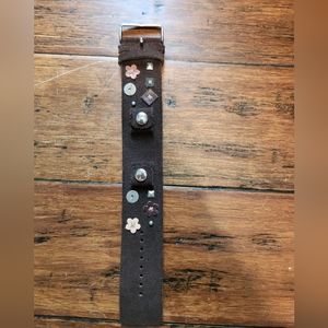 Vintage fossil leather watch band